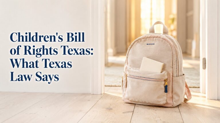 Children’s Bill of Rights Texas: What Texas Law Says