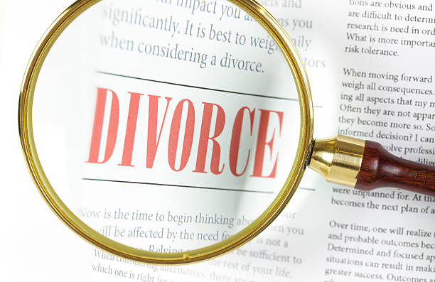 Divorce with magnifying glass. ++All text written by photographer++