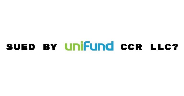 sued by unifund ccr llc?